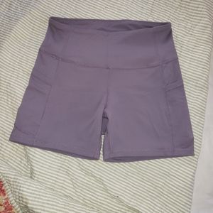 High waisted 5 inch athletic shorts
